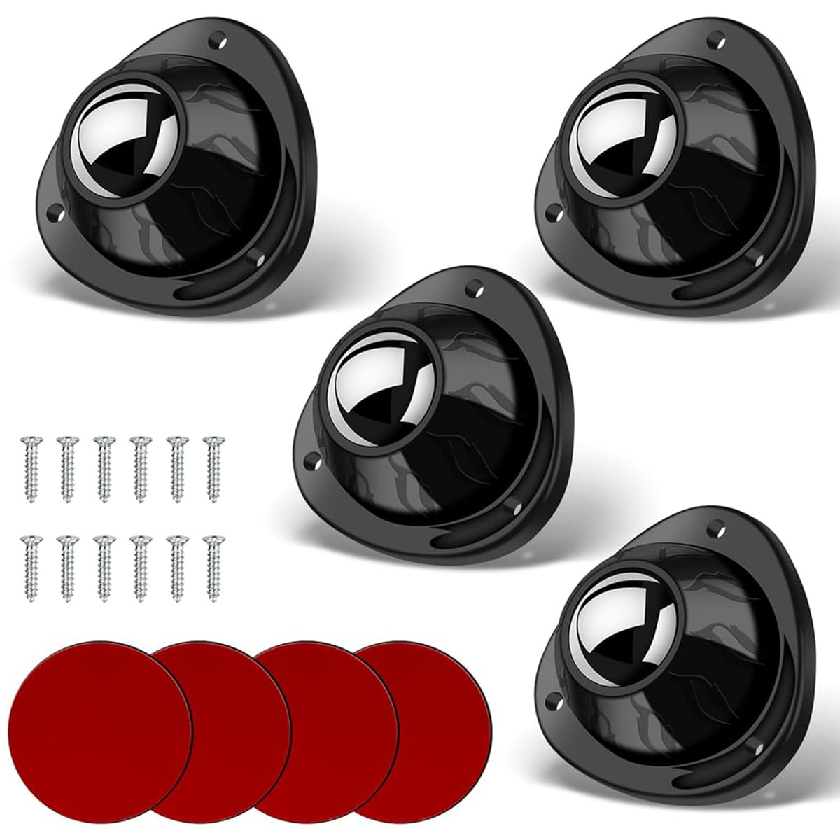 Serplex 4pcs Caster Wheel 360° Swivel Wheels Self Adhesive Caster Wheel for Furniture, 0.7'' Steel Swivel Appliance Wheels Caster Wheels for for Appliances, 50KG Loading Capacity Per 4 Wheels Serplex 4pcs Caster Wheel 360° Swivel Wheels Self Adhesive Caster Wheel for Furniture, 0.7'' Steel Swivel Appliance Wheels Caster Wheels for for Appliances, 50KG Loading Capacity Per 4 Wheels
